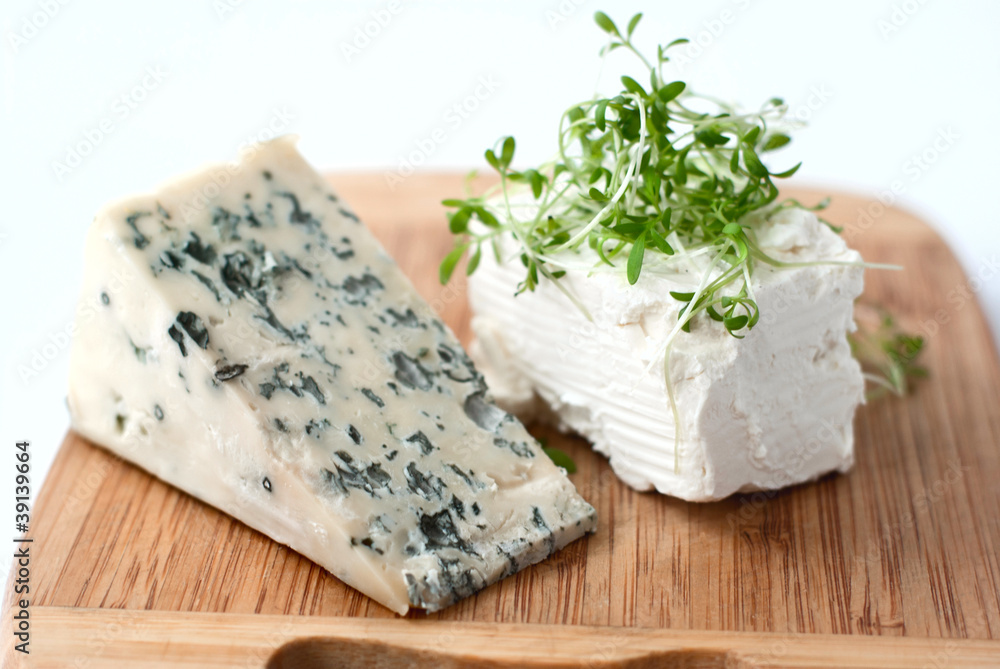 Blue cheese and feta