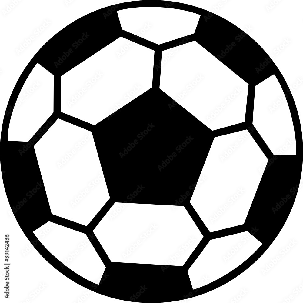 Fußball Piktogramm Grafik Stock Vector | Adobe Stock