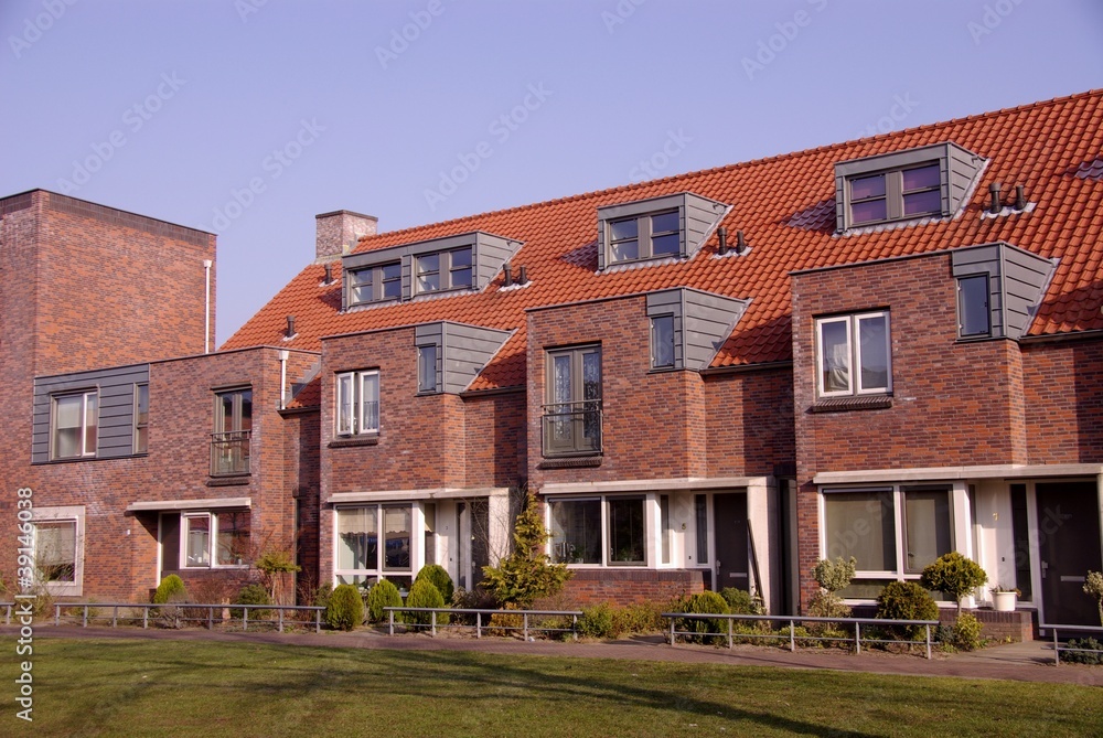Fototapeta premium Modern architecture houses in the Netherlands