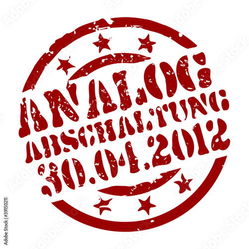 stempel analog abschaltung 30.04.2012 I