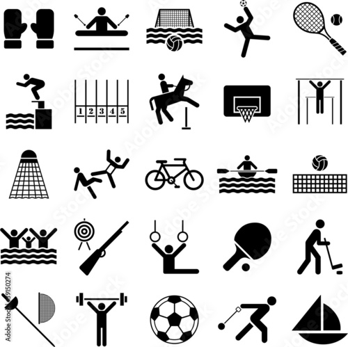 Olympic sports icons