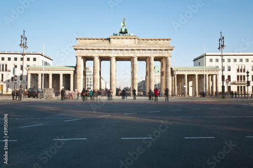 The Brandenburger Tor at Berlin  Germany