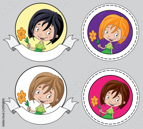 beautiful girl banner