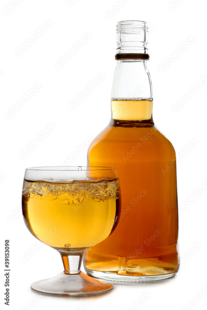 Bottle with ice Bottle with ice
