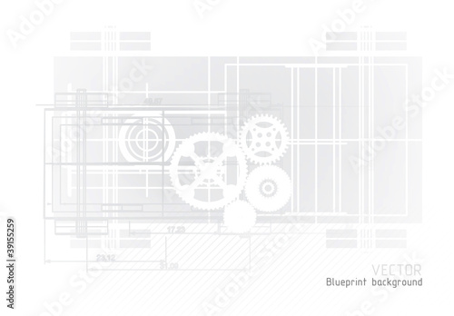 Technology blueprint abstract design