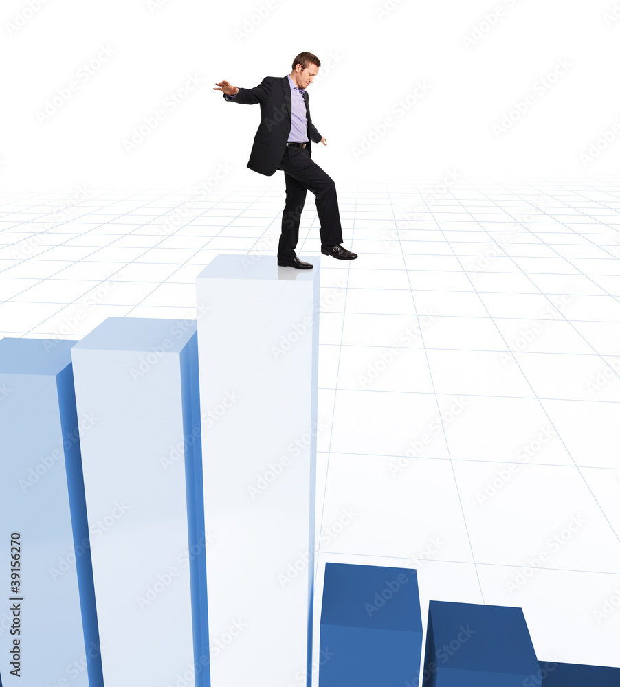 Fototapeta premium financial acrobat