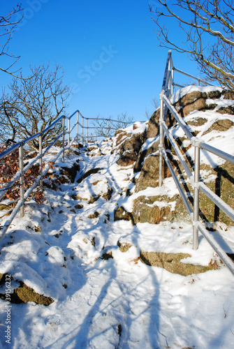 Treppe zum Aussichtspunkt photo