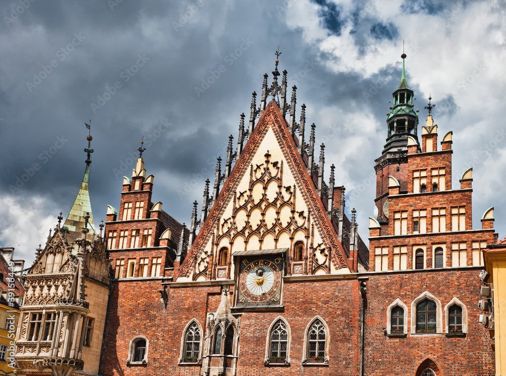Fototapeta premium The City Hall, Wroclaw, Poland