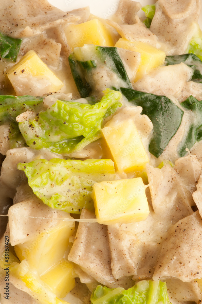 Pasta with vegetables and cheese Pasta with vegetables and cheese