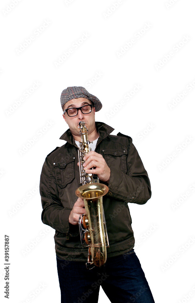 Fototapeta premium Sassofonista