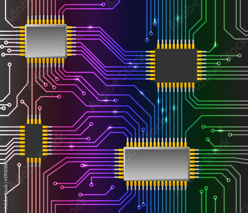 Seamless chip background