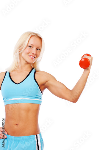 Image of sexy athletic woman
