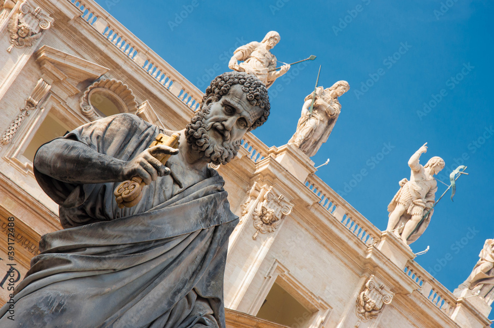 Obraz premium Saint Peter Holding a Key