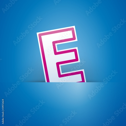 Logo slot with letter E # Vector