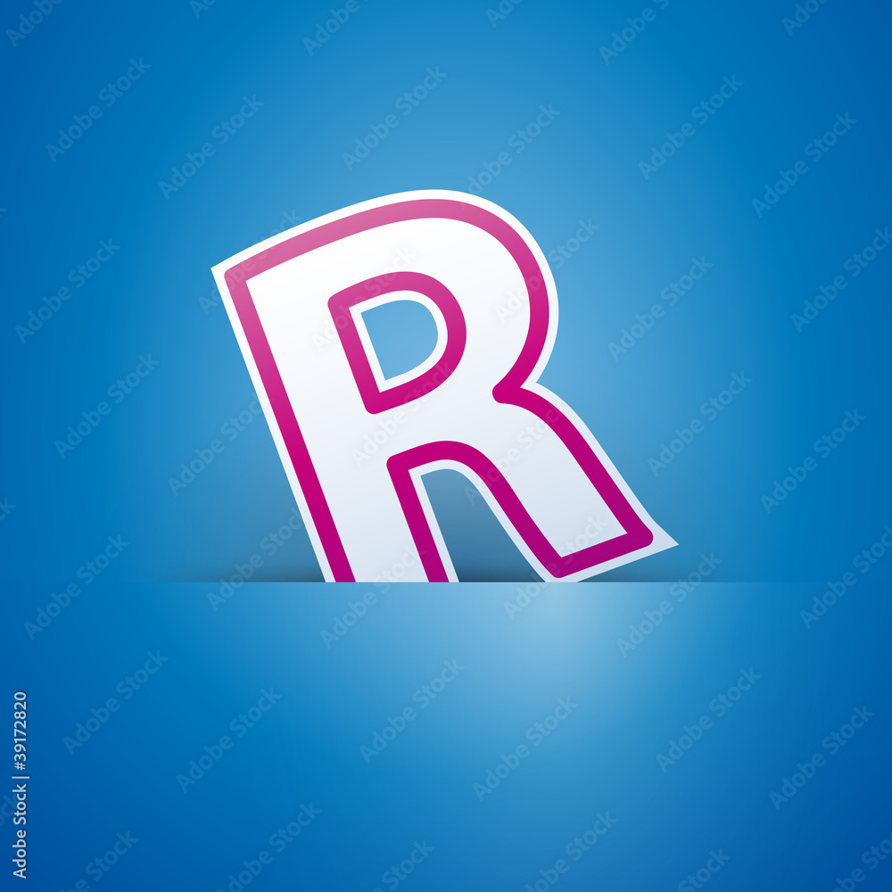 Logo slot with letter R # Vector Logo slot with letter R # Vector