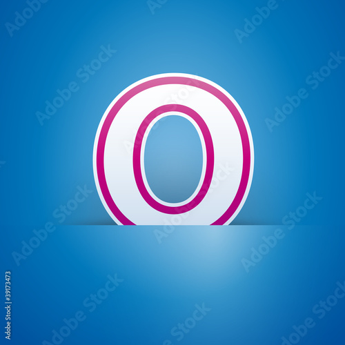 Logo slot with letter O # Vector