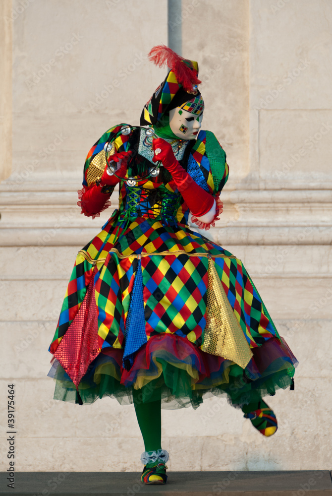 Carnaval de Venise masque  arlequin