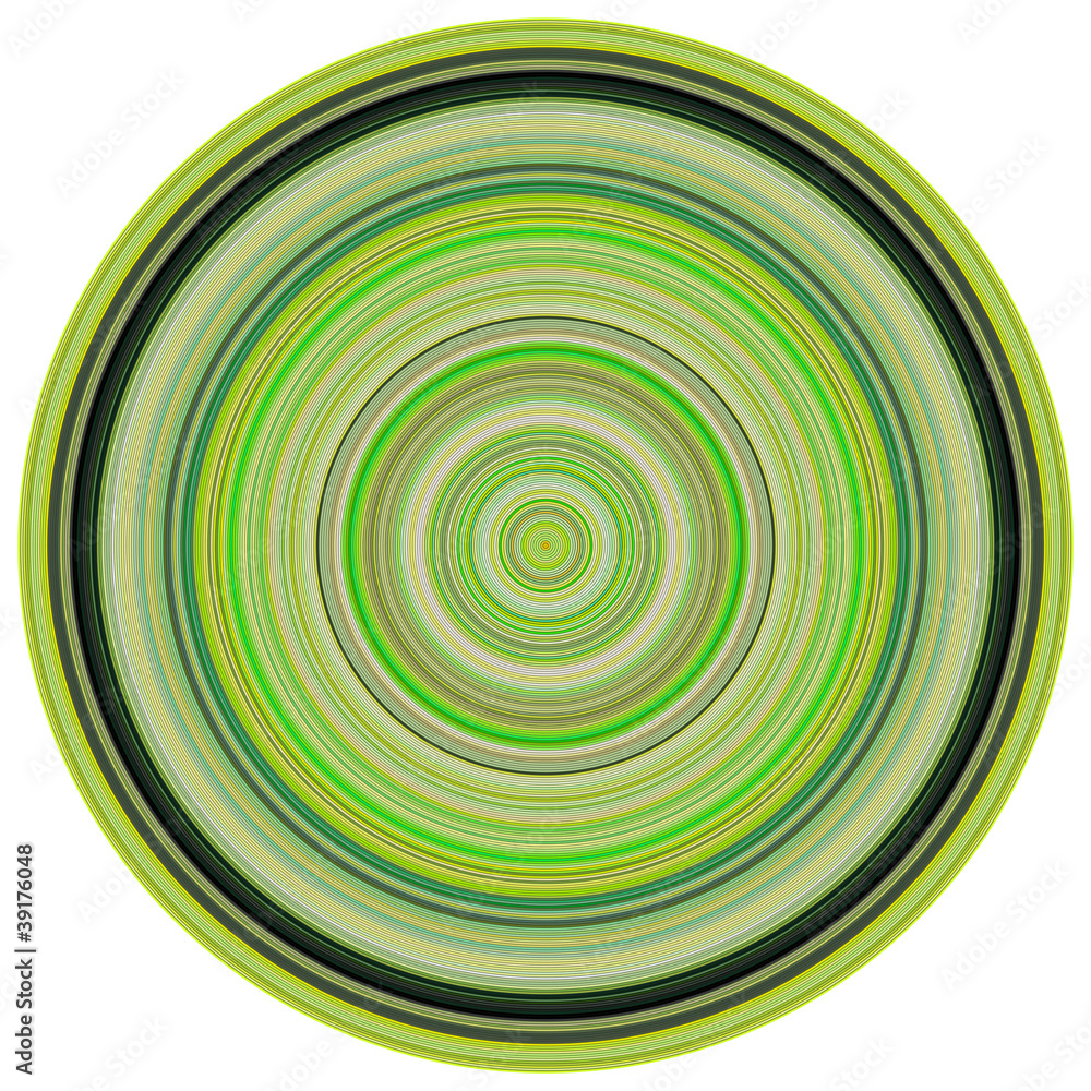large 3d render concentric pipes in multiple green colors large 3d render concentric pipes in multiple green colors