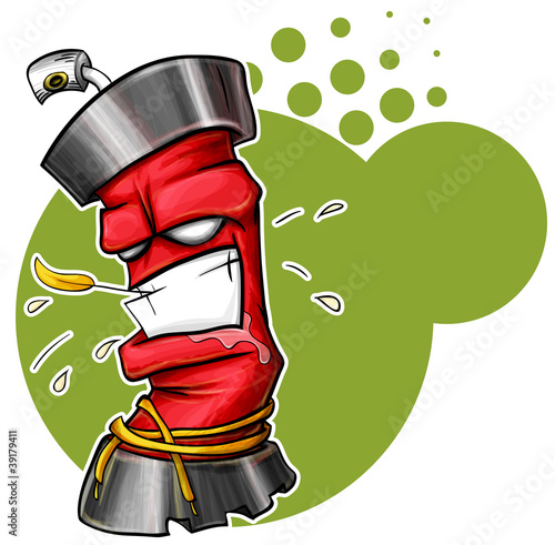 graffiti spray
