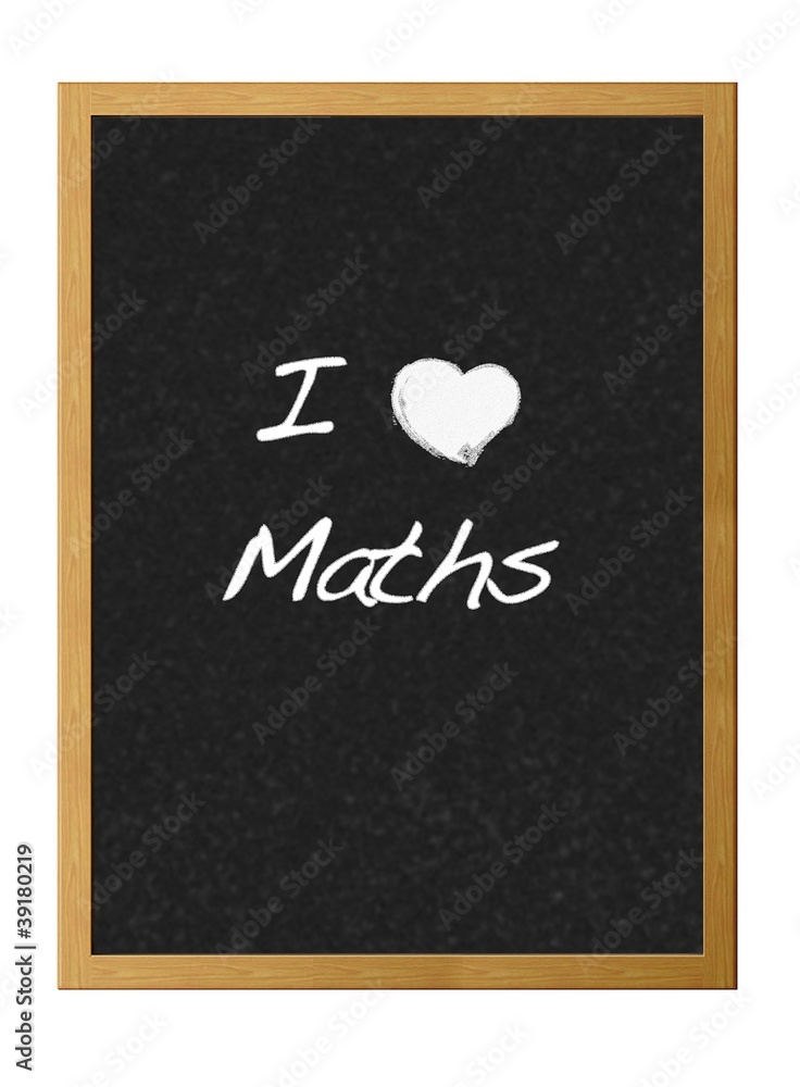 Fototapeta premium Love maths.