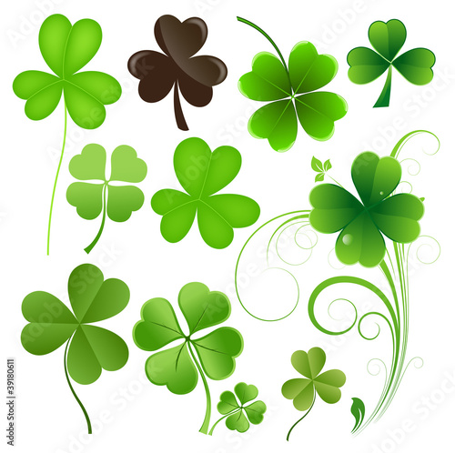 Patrick's Day Leaves