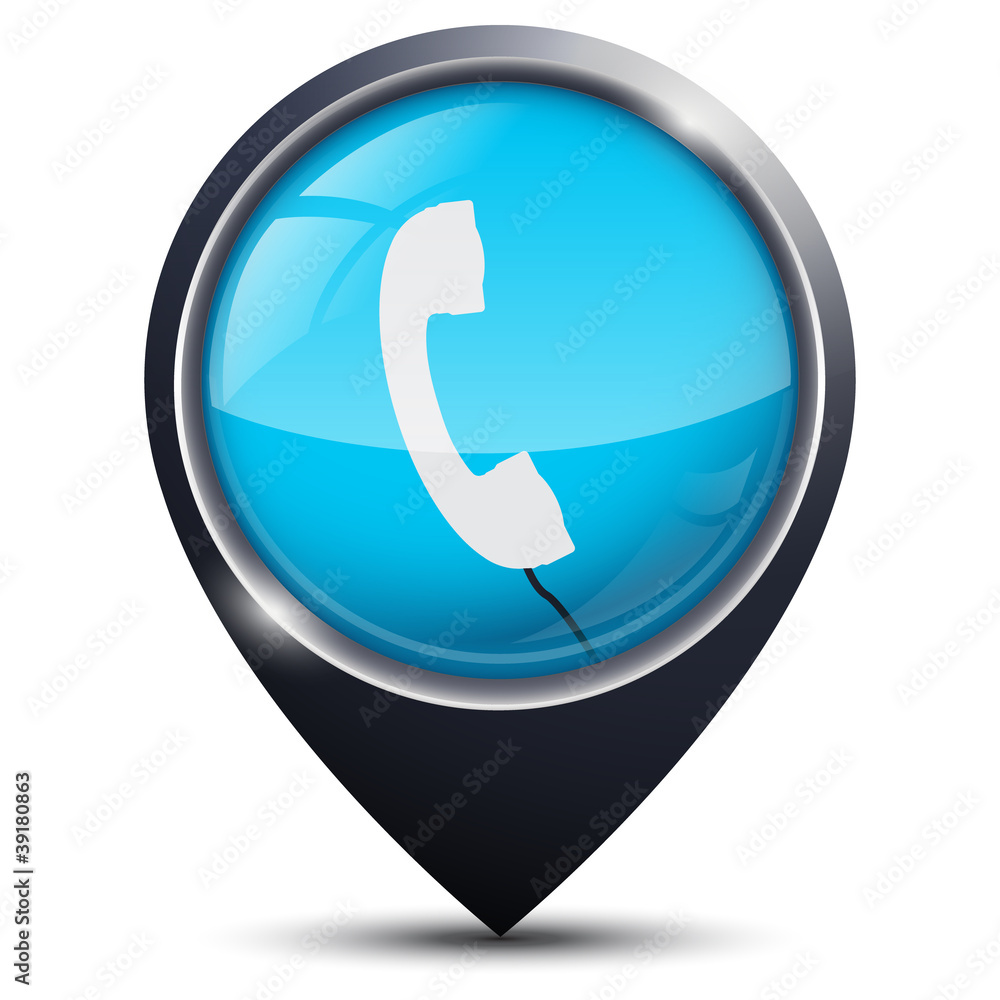 Symbole glossy vectoriel contact / téléphone / assistance Symbole glossy vectoriel contact / téléphone / assistance