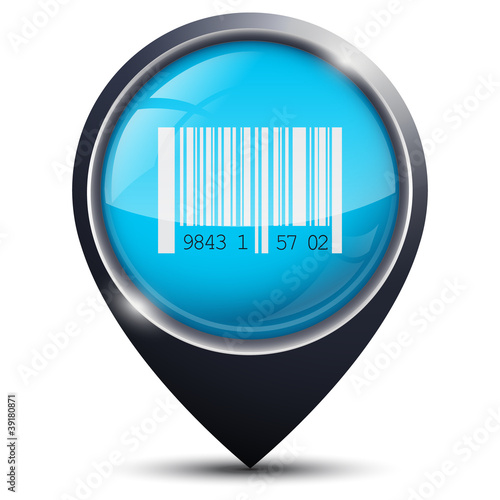 Symbole glossy vectoriel prix / code barre