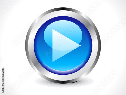 Free Download abstract glossy play button - GFXLoad
