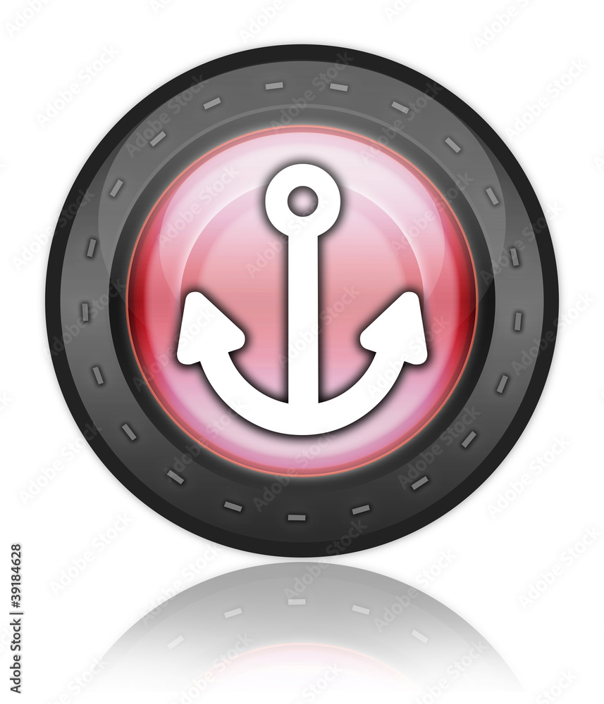 Red Industrial Style Icon Red Industrial Style Icon
