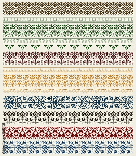 retro lines set