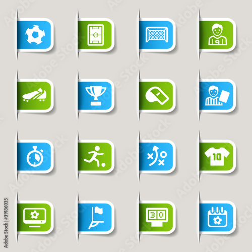 Label - Soccer Icons