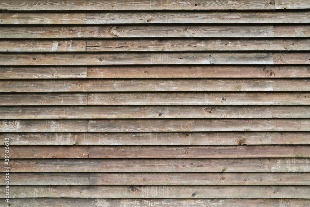 Grunge  planks of wooden wall