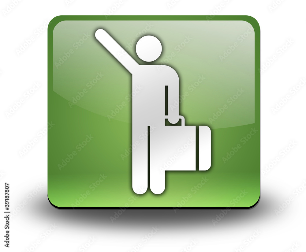 Green 3D Effect Icon Green 3D Effect Icon