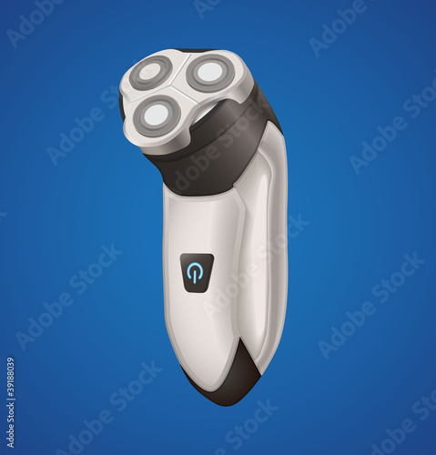 Realistic vector electric shaver isolated