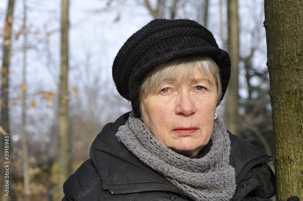 Depressed Senior Woman 15