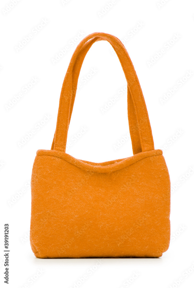 Elegant woman bag on white Elegant woman bag on white