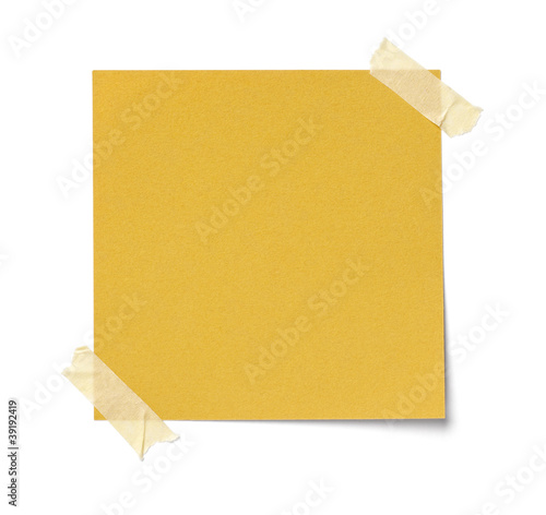white note paper message label business
