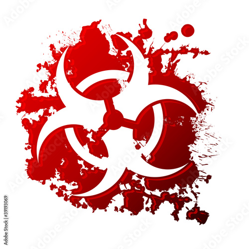 Bio hazard blood