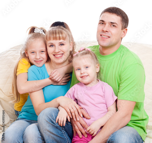 Family with daughters