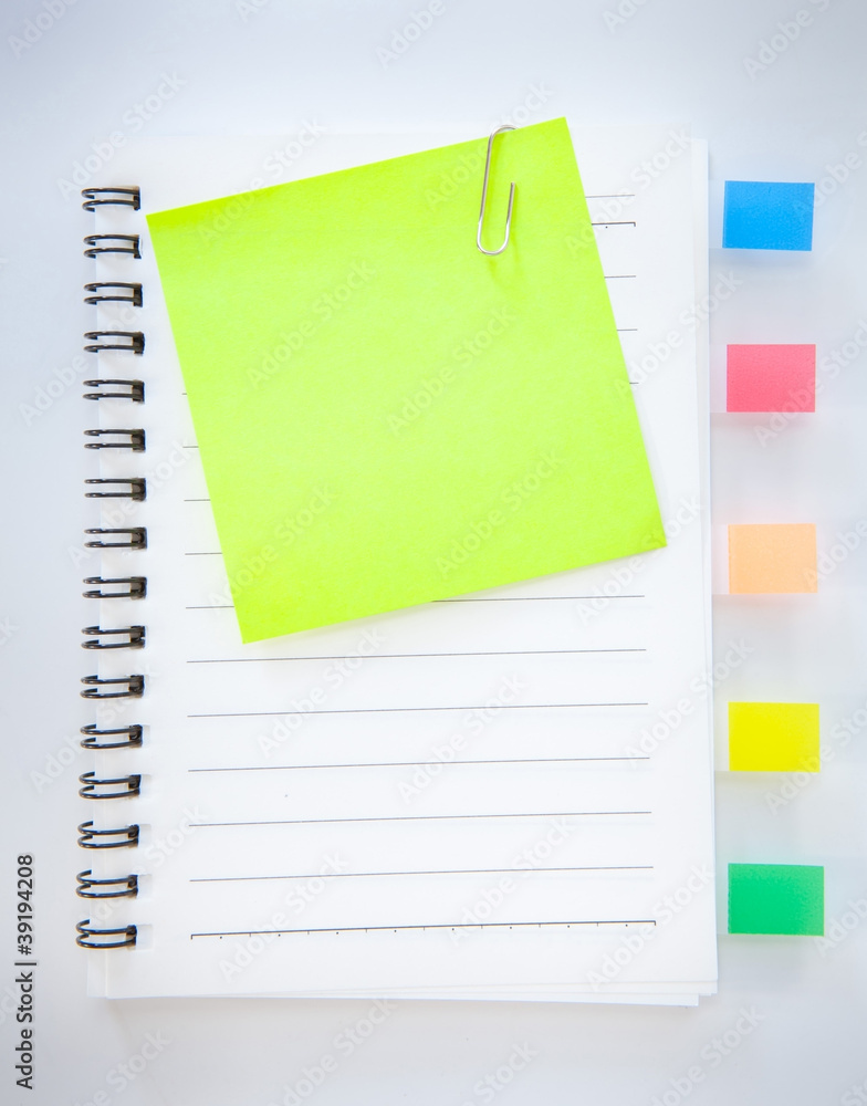 Notebook isolated Notebook isolated