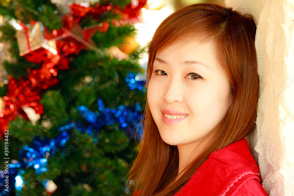 Smiling face of Asian girl Smiling face of Asian girl