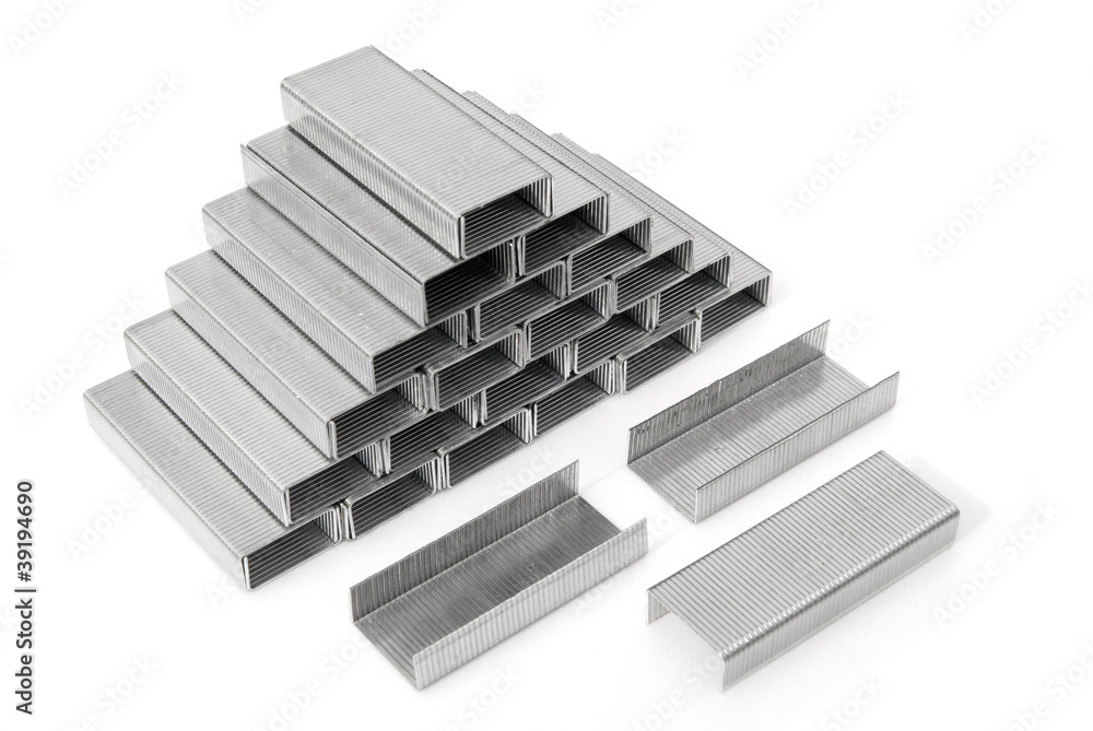 triangle stacked staple on white triangle stacked staple on white