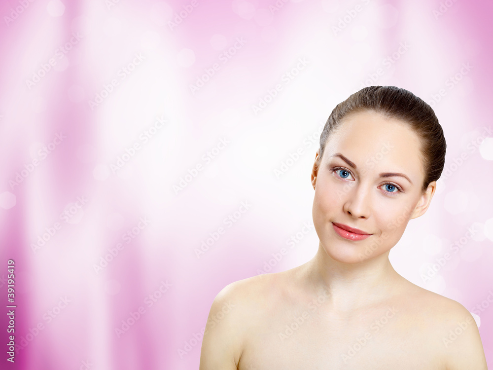 Studio portrait of young beautiful woman Studio portrait of young beautiful woman