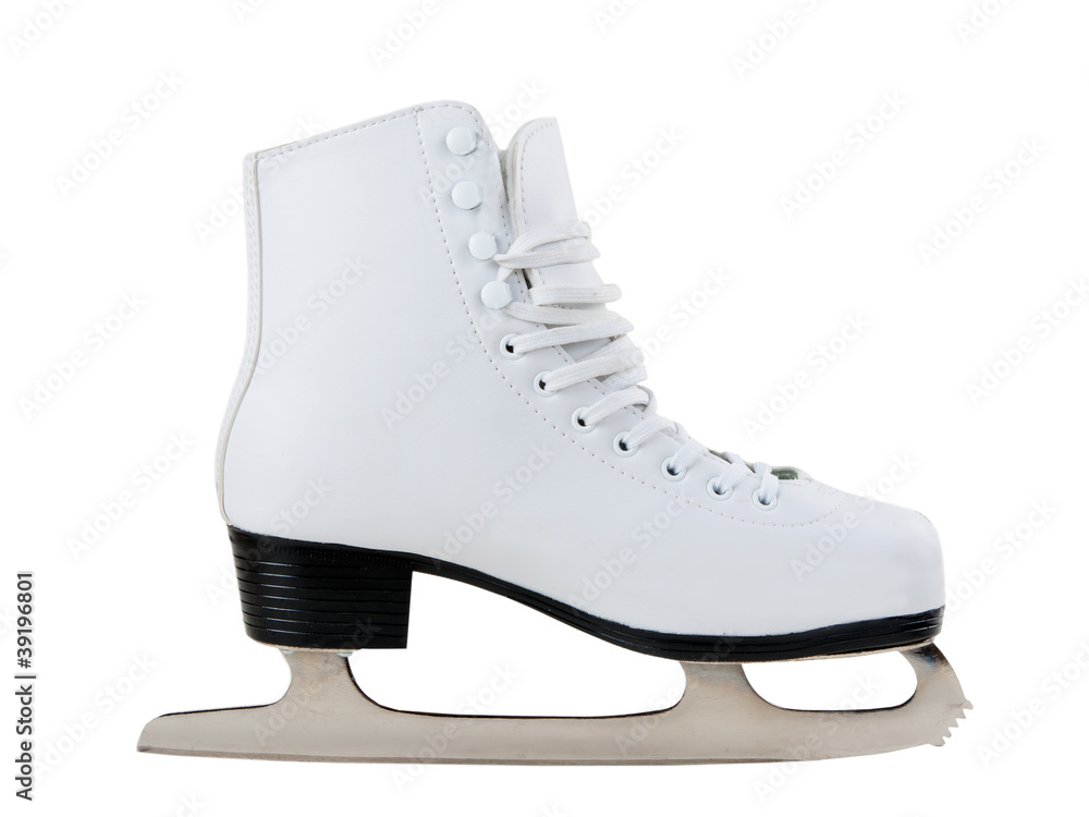 White skates for figure skating White skates for figure skating