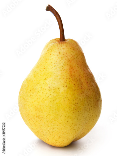 ripe pears isolated on white background