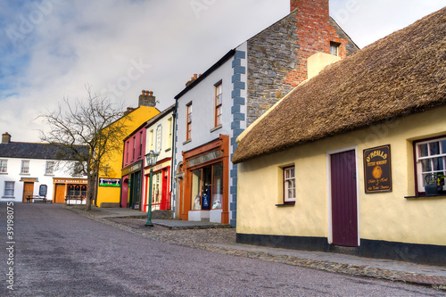 19th century village street of Bunratty Folk Park, Ireland