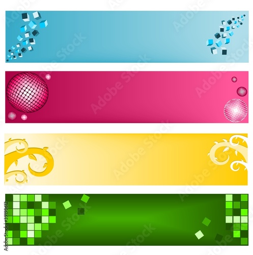 Banners for web