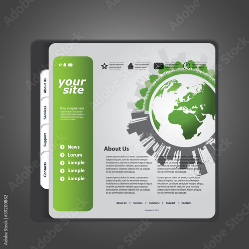 Website template