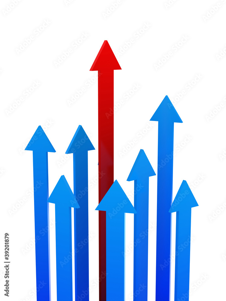 The red arrow The red arrow