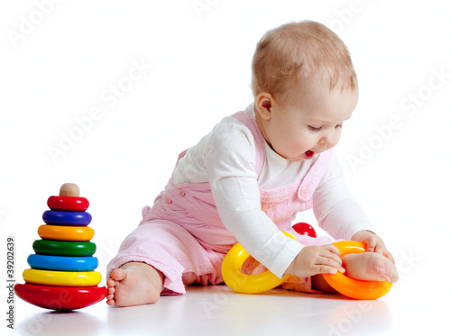 pretty baby with color educ...